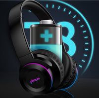 HKM-904851 Wireless Bluetooth Music Headset with 40mm Speaker and Protein Ear Cups