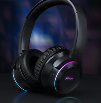 HKM-904851 Wireless Bluetooth Music Headset with 40mm Speaker and Protein Ear Cups