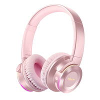 HKM-904851 Wireless Bluetooth Music Headset with 40mm Speaker and Protein Ear Cups