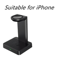 HKM-904979 Dual Wireless Qi Charger with Type-C Cable - Black