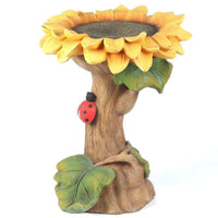 HKM-905043 Squirrel-Shaped Resin Bird Feeder for Garden Décor