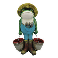 HKM-905043 Squirrel-Shaped Resin Bird Feeder for Garden Décor