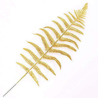 HKM-905235 Golden Powder Olive Branch Decoration for Christmas Tree and Events