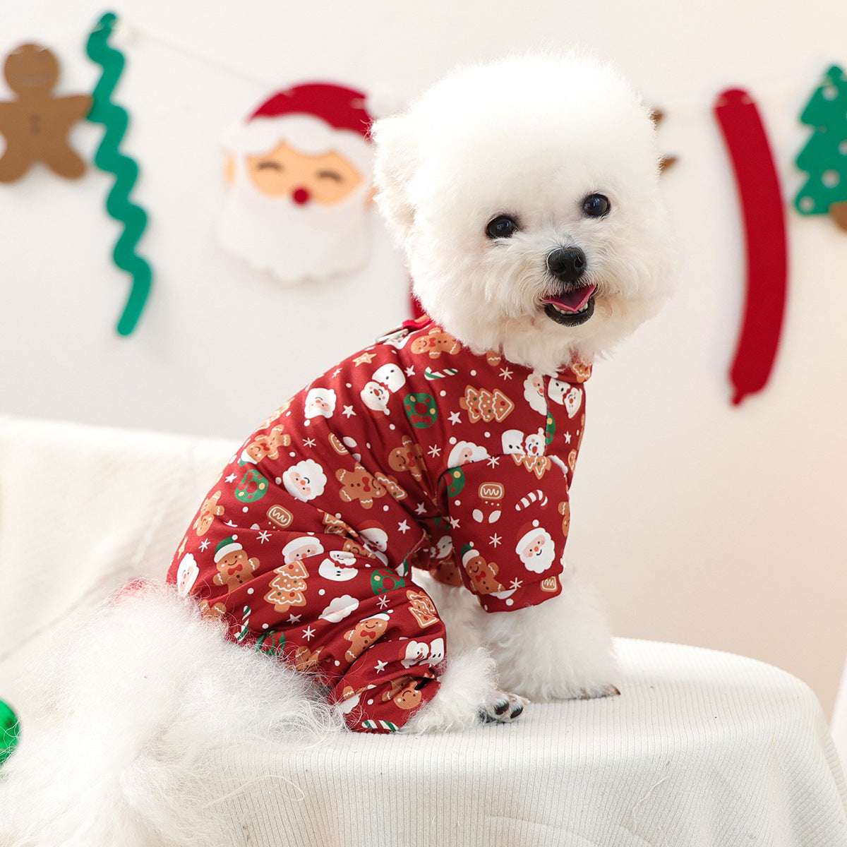 HKM-905363 Cozy Four-Legged Belly-Wrap Outfit for Pets in Various Colors and Patterns