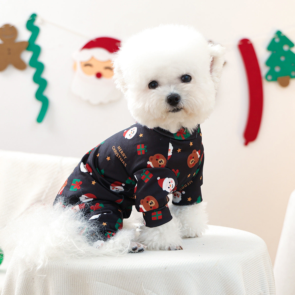 HKM-905363 Cozy Four-Legged Belly-Wrap Outfit for Pets in Various Colors and Patterns
