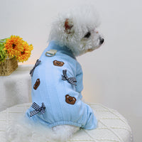 HKM-905363 Cozy Four-Legged Belly-Wrap Outfit for Pets in Various Colors and Patterns