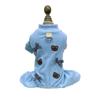 HKM-905363 Cozy Four-Legged Belly-Wrap Outfit for Pets in Various Colors and Patterns