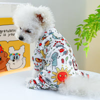 HKM-905363 Cozy Four-Legged Belly-Wrap Outfit for Pets in Various Colors and Patterns