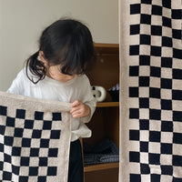 HKM-905363 Parent-Child Long-Staple Cotton Yarn-Dyed Towels in Stylish Plaids and Colors