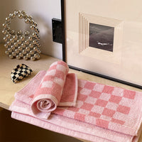 HKM-905363 Parent-Child Long-Staple Cotton Yarn-Dyed Towels in Stylish Plaids and Colors