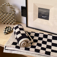 HKM-905363 Parent-Child Long-Staple Cotton Yarn-Dyed Towels in Stylish Plaids and Colors