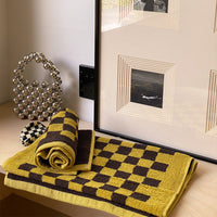 HKM-905363 Parent-Child Long-Staple Cotton Yarn-Dyed Towels in Stylish Plaids and Colors