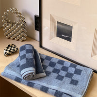 HKM-905363 Parent-Child Long-Staple Cotton Yarn-Dyed Towels in Stylish Plaids and Colors