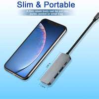 HKM-905683 4-Port USB C to HDMI Docking Station with 4K Transmission Rate