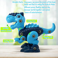 HKM-905747 Electric Drill Take Apart Dinosaur Toys Set for Kids - Educational Building Construction Play Set, Age 2 to 13