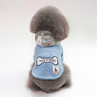HKM-905811 Warm Padded Hooded Coat for Pets in Blue and Wine Red, Various Sizes Available