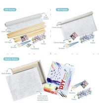 HKM-905875 Frameless Digital Oil Painting of Classic 24 Colors Floral Design, Modern Simplicity 40x50cm