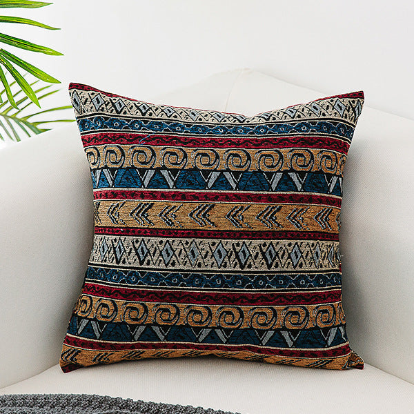 HKM-906067 Bohemian Ethnic Style Cushion Cover - American Design, Chemical Fiber Material