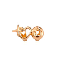 HKM-906067 Hollow Glossy Plating Tooth Socket with Gold, Silver, and Rose Gold Finishes