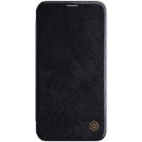 HKM-906195 Nalkin Qin Series Flip Leather Case for iPhone 12 Pro Max - Solid Color Business Style
