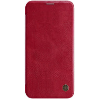HKM-906195 Nalkin Qin Series Flip Leather Case for iPhone 12 Pro Max - Solid Color Business Style
