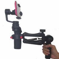 HKM-906323 4th Axis Mobile Phone Gimbal Stabilizer with Handle Holder and Storage Bag
