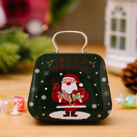 HKM-906387 Mini Tinplate Handbag Candy Boxes for Christmas Storage - Various Styles Available
