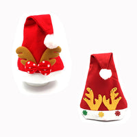 HKM-906707 Cute Deer Christmas Hat for Adults and Children - Non-Woven Fabric Holiday Decoration