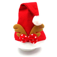HKM-906707 Cute Deer Christmas Hat for Adults and Children - Non-Woven Fabric Holiday Decoration