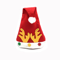 HKM-906707 Cute Deer Christmas Hat for Adults and Children - Non-Woven Fabric Holiday Decoration