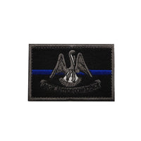 HKM-906771 Embroidered Cloth Stickers with Velcro Epaulets for Clothing - Louisiana, Montana, Minnesota Designs