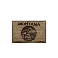 HKM-906771 Embroidered Cloth Stickers with Velcro Epaulets for Clothing - Louisiana, Montana, Minnesota Designs