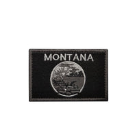 HKM-906771 Embroidered Cloth Stickers with Velcro Epaulets for Clothing - Louisiana, Montana, Minnesota Designs