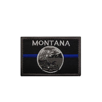 HKM-906771 Embroidered Cloth Stickers with Velcro Epaulets for Clothing - Louisiana, Montana, Minnesota Designs