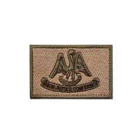 HKM-906771 Embroidered Cloth Stickers with Velcro Epaulets for Clothing - Louisiana, Montana, Minnesota Designs