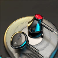 HKM-906835 Wired In-Ear Headphones with Microphone, 20-20000 Hz Frequency Response, 32 Ω Impedance