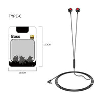 HKM-906835 Wired In-Ear Headphones with Microphone, 20-20000 Hz Frequency Response, 32 Ω Impedance