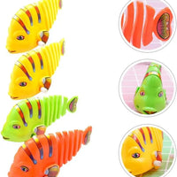 HKM-906899 Multicolor Wind-Up Wiggle Fish Toy for Babies and Toddlers
