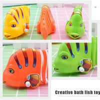 HKM-906899 Multicolor Wind-Up Wiggle Fish Toy for Babies and Toddlers