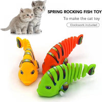 HKM-906899 Multicolor Wind-Up Wiggle Fish Toy for Babies and Toddlers