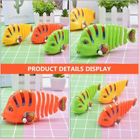 HKM-906899 Multicolor Wind-Up Wiggle Fish Toy for Babies and Toddlers