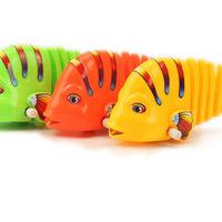 HKM-906899 Multicolor Wind-Up Wiggle Fish Toy for Babies and Toddlers
