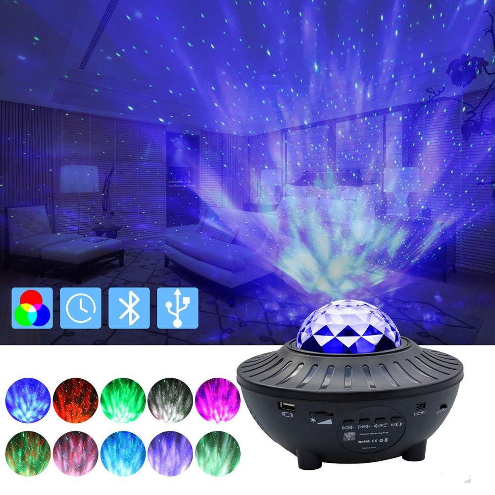 HKM-906963 Bluetooth Music Starry Sky Projector with Remote Control and USB Power Supply