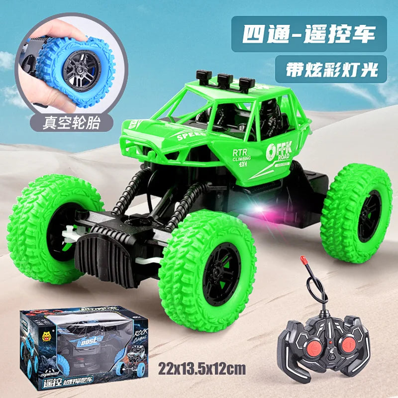 HKM-907091 Remote Control Off-Road Climbing Car, 4 Channel Electric Toy for Kids Ages 5 and Up