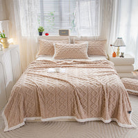HKM-907091 Solid Color Multi-Functional Blanket in Taffeta Velvet – Various Sizes Available