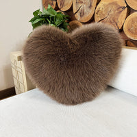 HKM-907219 Light Luxury Faux Fur Plush Pillow in Various Colors and Sizes