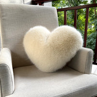 HKM-907219 Light Luxury Faux Fur Plush Pillow in Various Colors and Sizes