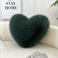 HKM-907219 Light Luxury Faux Fur Plush Pillow in Various Colors and Sizes