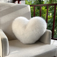 HKM-907219 Light Luxury Faux Fur Plush Pillow in Various Colors and Sizes
