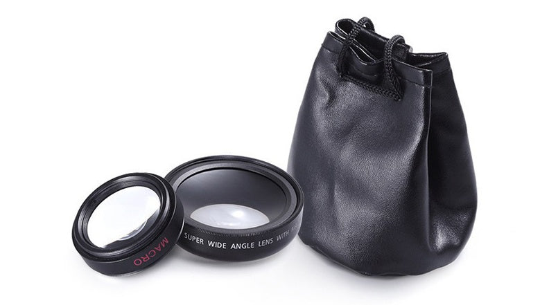 HKM-907475 0.45X Wide Angle and 12.5X Macro Mobile Phone Lens Combo for Universal HD Photography